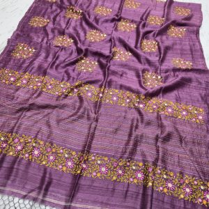 Matka Jamdani Floral Embroidery